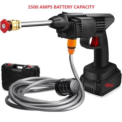 Portable Cordless High Pressure Multi Purpose Car Washer 48VH 15000mah