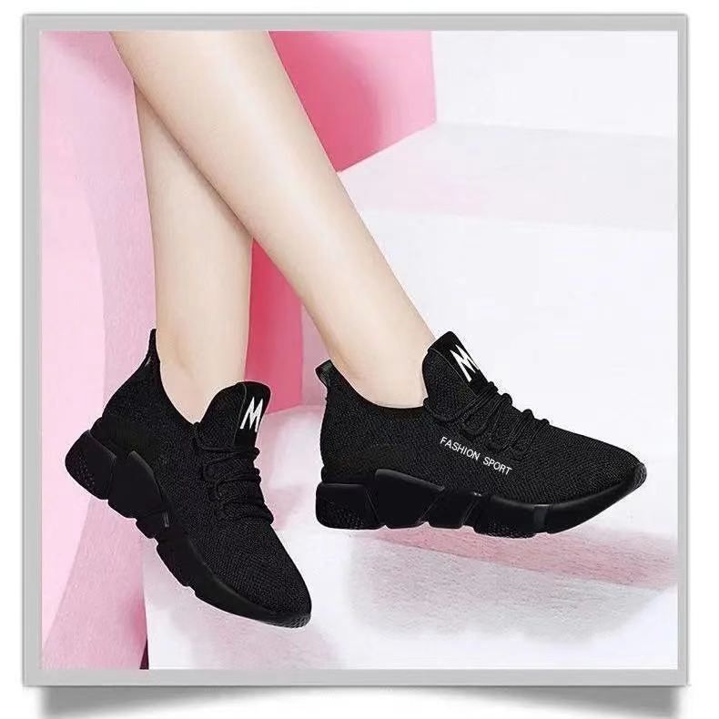 Air Mesh Breathable Ladies Footwear Women Flat Sneakers