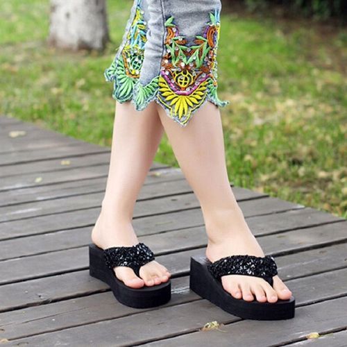 Summer Soft Women's Slippers BLACK