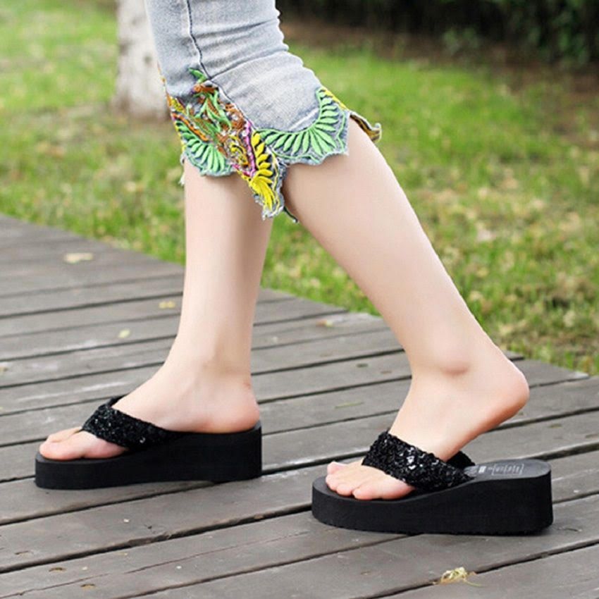 Summer Soft Women's Slippers BLACK