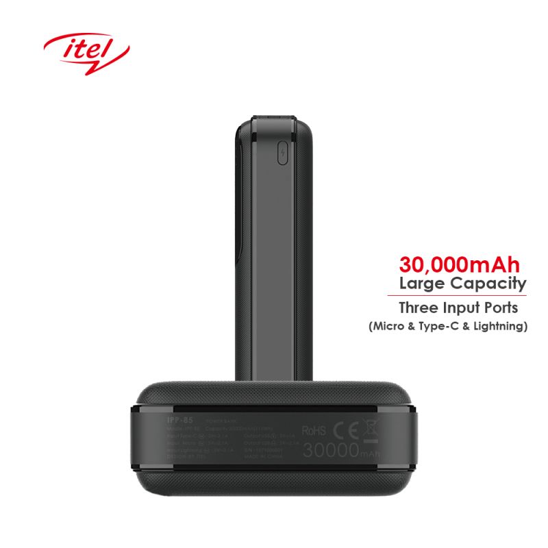 30000mAh Triple Input Fast Charging Power Bank + Free Gift