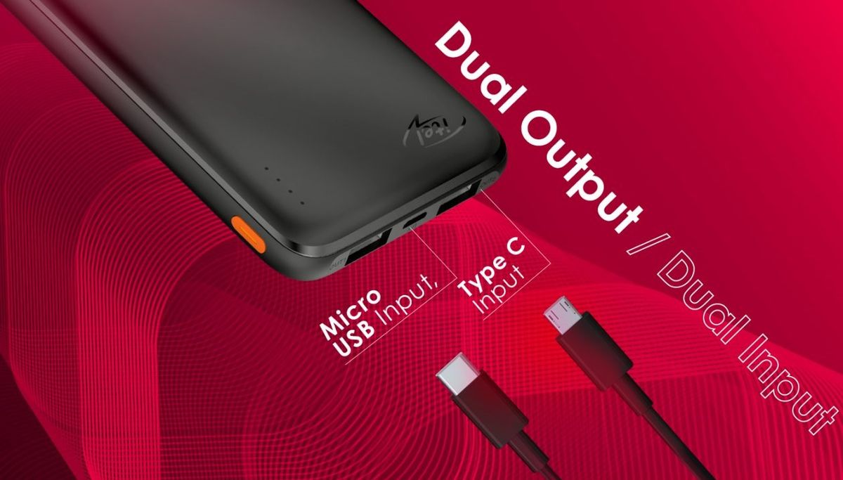 Super Slim 10000mAh 2.1A Fast Charging Power Bank
