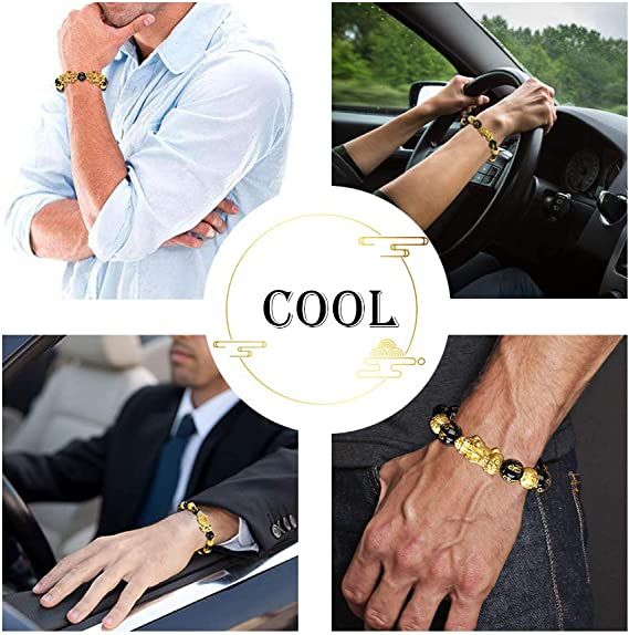Feng Shui Black Obsidian Wealth Bracelet