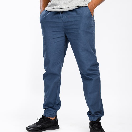 Signature Unisex Chinos Joggers - Navyblue
