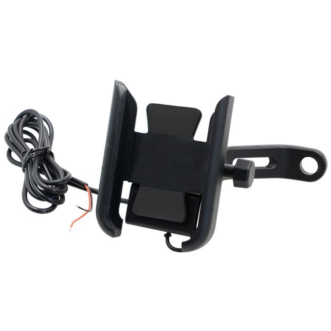 Motorcycle Phone Holder 360-Degree Rotation Bike-Silver