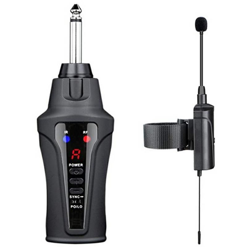 Flute Microphone Instrument Wireless Mic -Gooseneck
