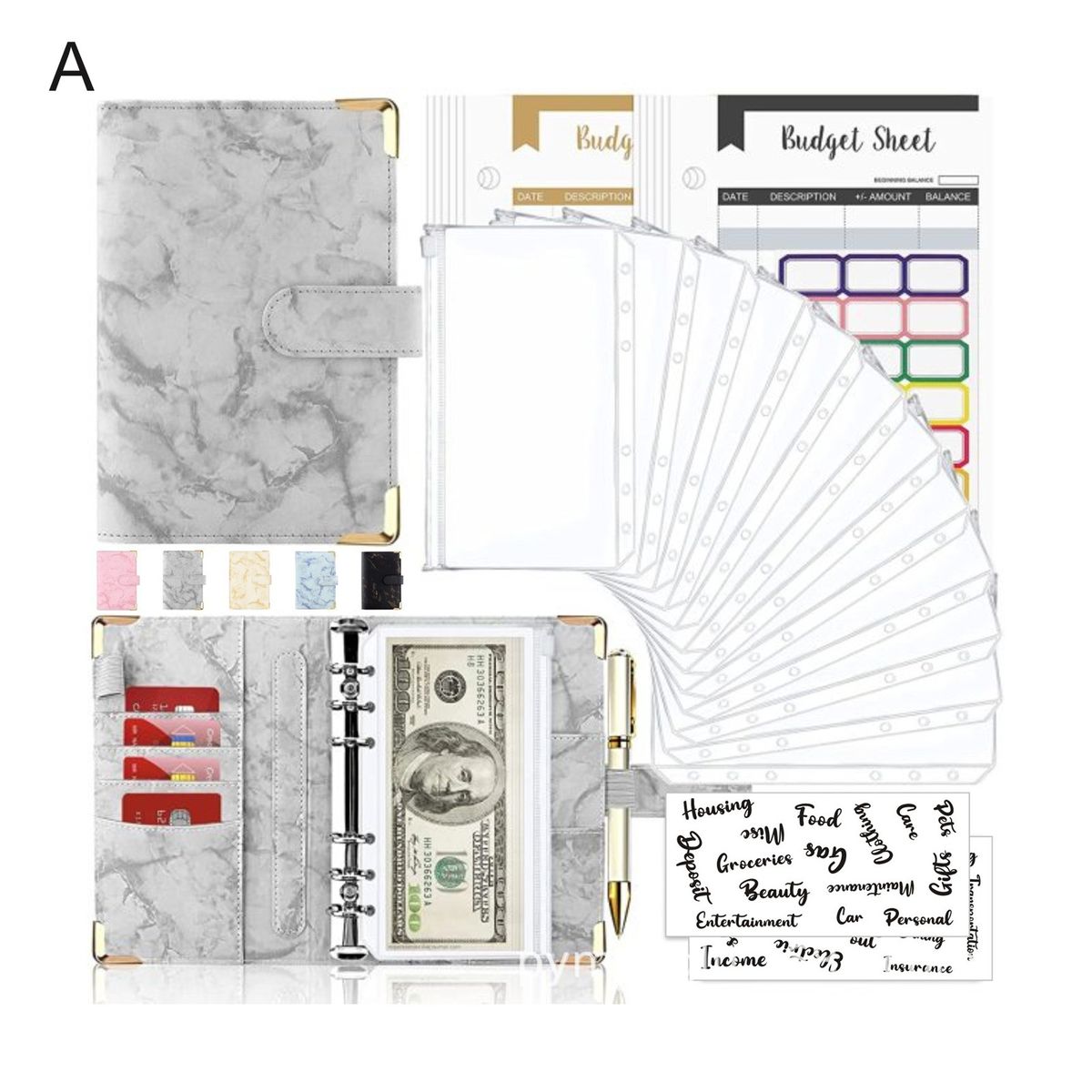 A6 Budget Planner Hidden Compartments Budget Binder A