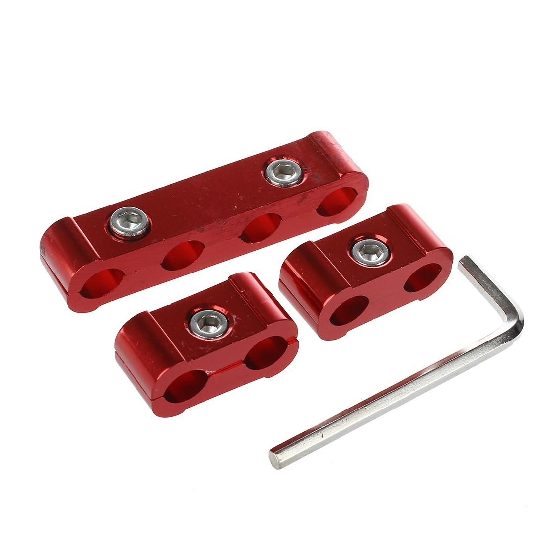 3pcs Engine Spark Plug Wires Separator Divider Clamp Kit
