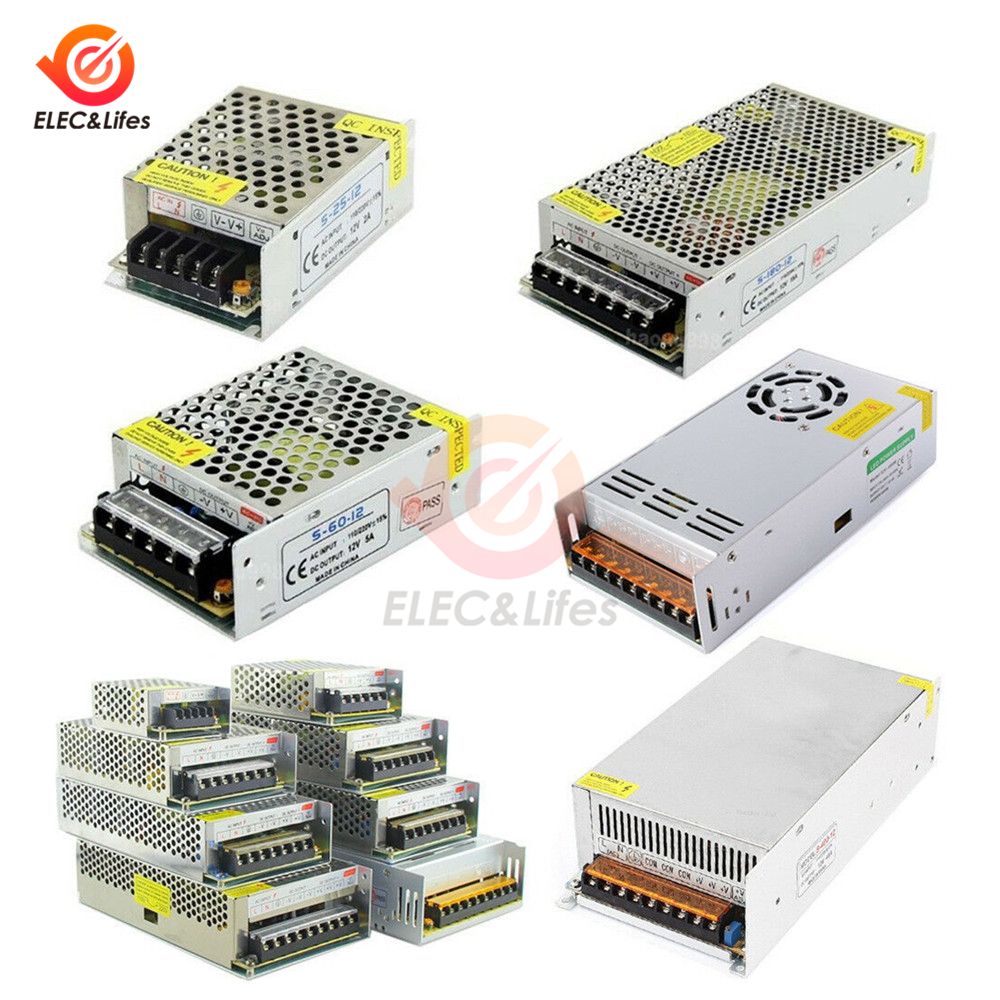 Power Supply AC-DC 12V 3A 5A 10A 15A 20A 30A 40A 42A 60A