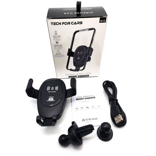 D12 Car Wireless Mount Charger Car Phone Holder In Air