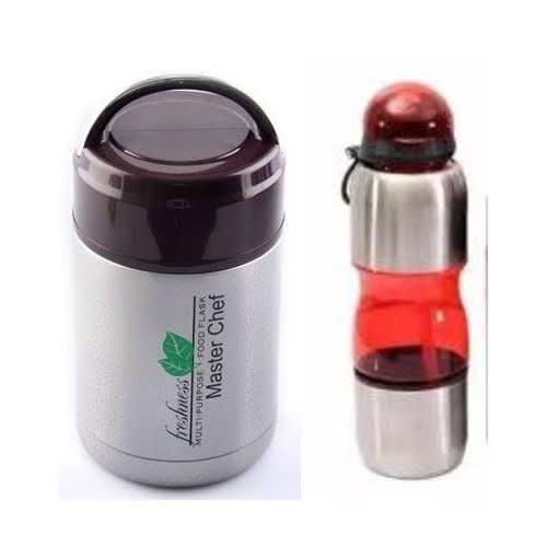 Master Chef Food Flask & Water Bottle