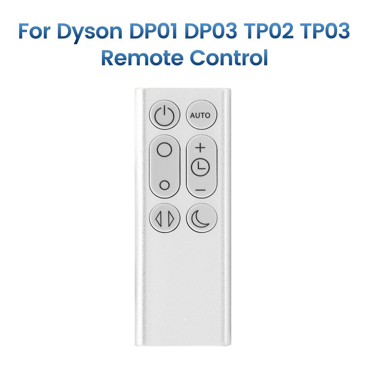 Repment Remote Control for Pure Cool Link DP01 DP03 TP02 TP03 Air Purifier Fan Remote ControlSilver