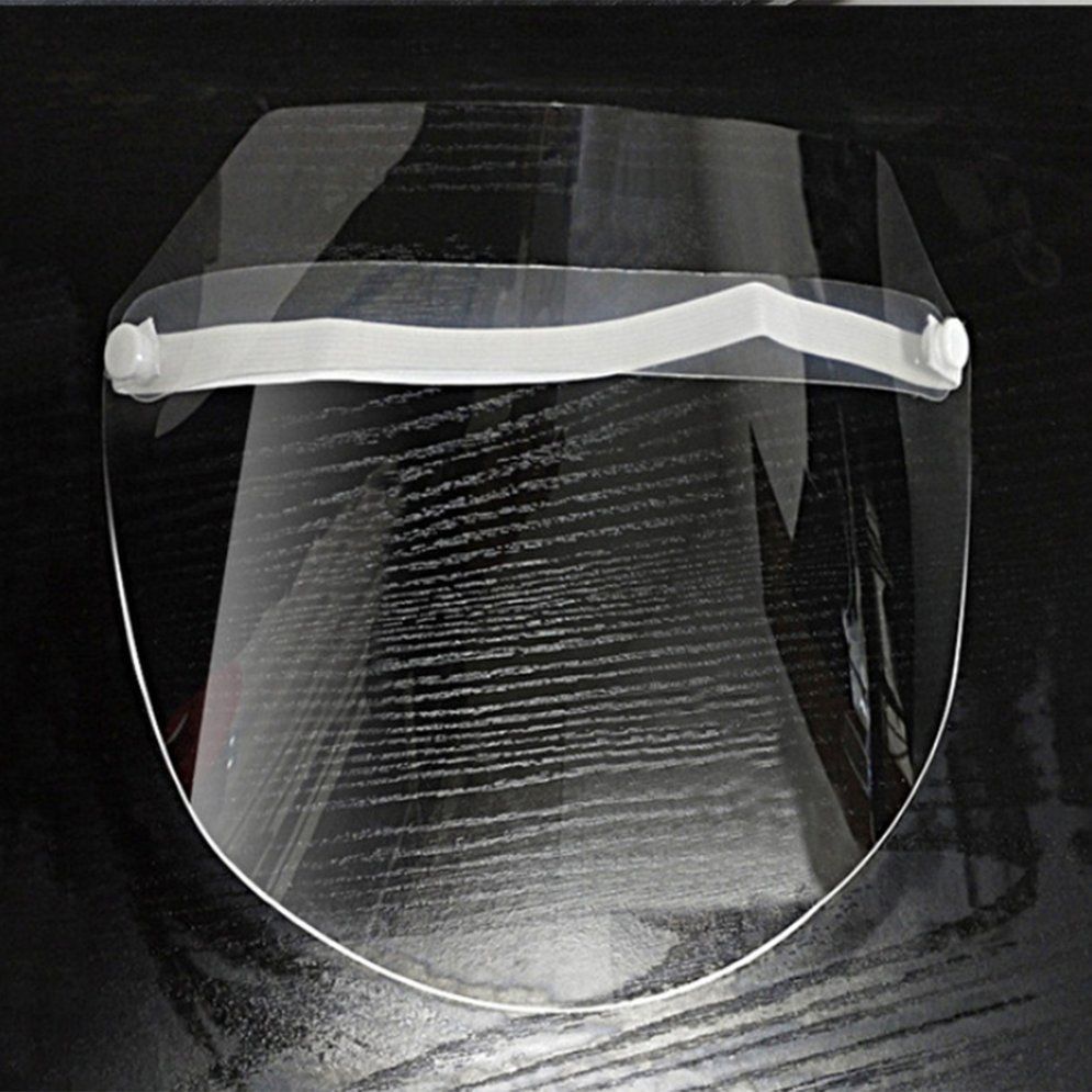 Protective Mask Hat Face Hood Breathable Transparent Dustproof Waterproof Men Women Face Cover Outdoor &Travel 1PCS Transparent