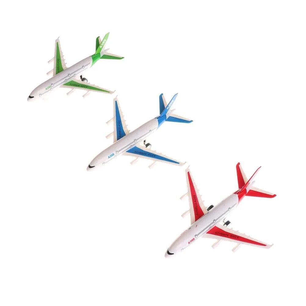 Air Bus Model Kids Children Fashing Airliner Passenger Plane Toy Passenger Model