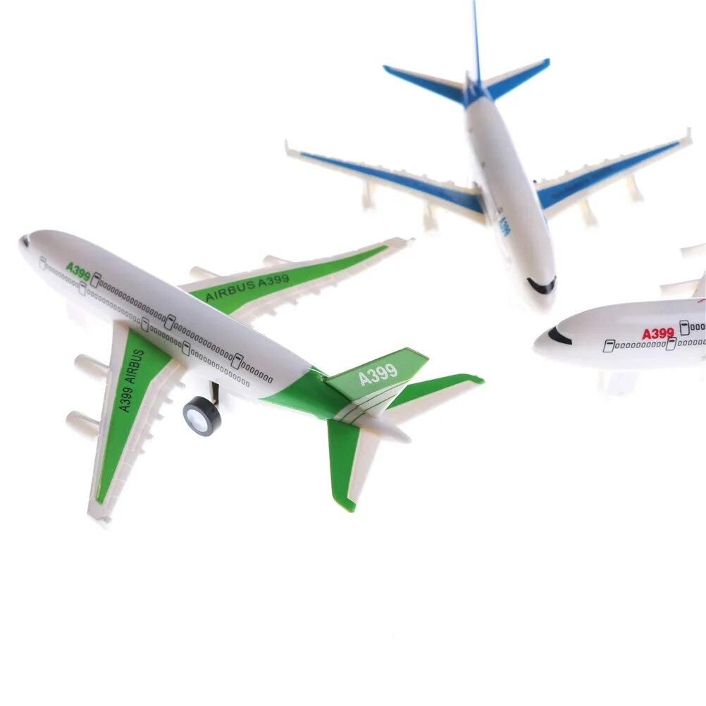 Air Bus Model Kids Children Fashing Airliner Passenger Plane Toy Passenger Model