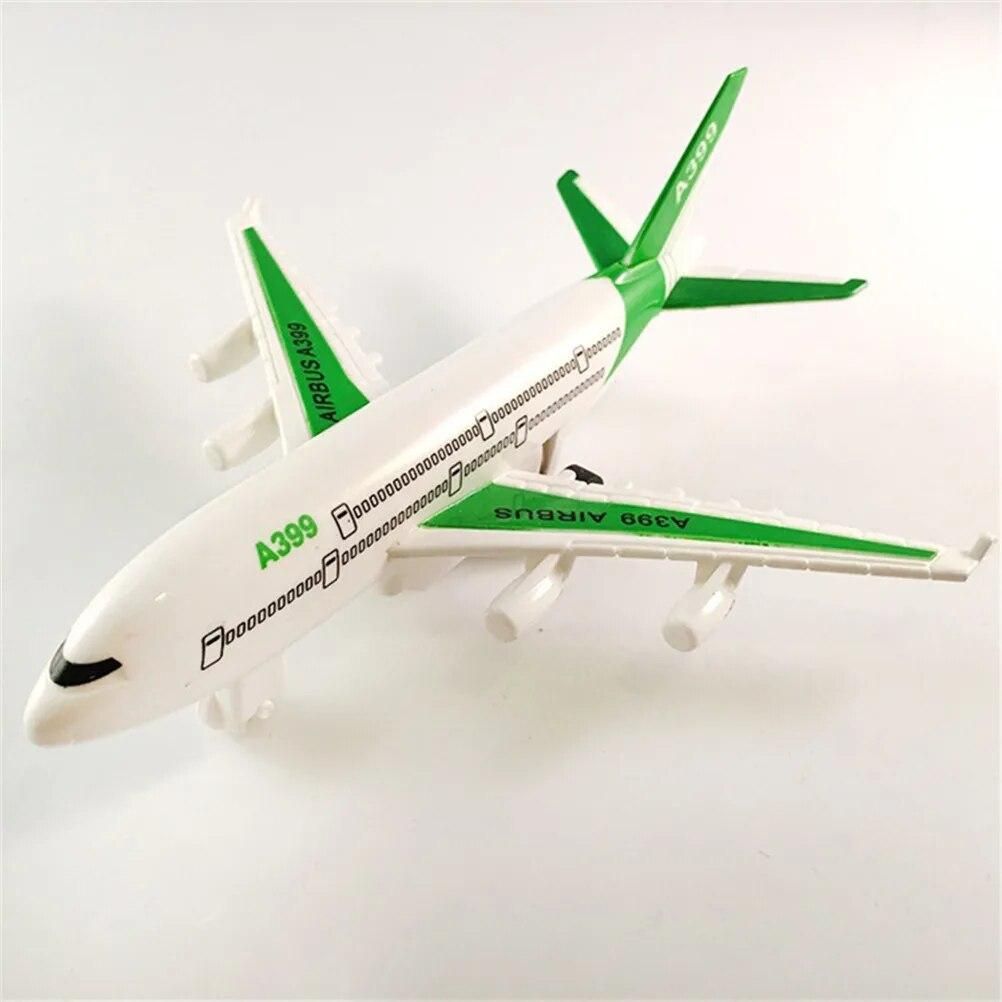 Air Bus Model Kids Children Fashing Airliner Passenger Plane Toy Passenger Model