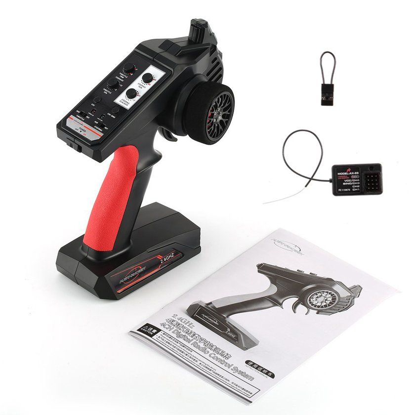 AUSTAR 2.4 4 H AFHS   Transmitter With AX6s For R   Ar Boat-Bla K