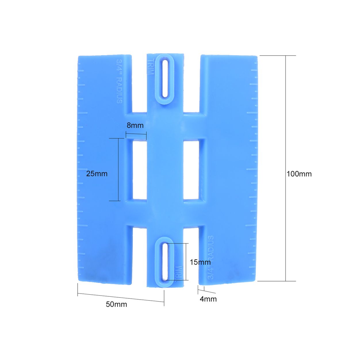 Corner Marking Tool Bullnose Corner 3/4" Radius Location