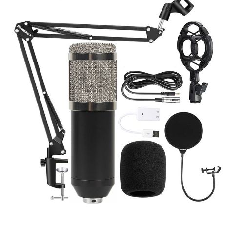 BM800 Studio Condenser Mic BM-800 For KTV Recording Computer Radio Braodcasting Singing
