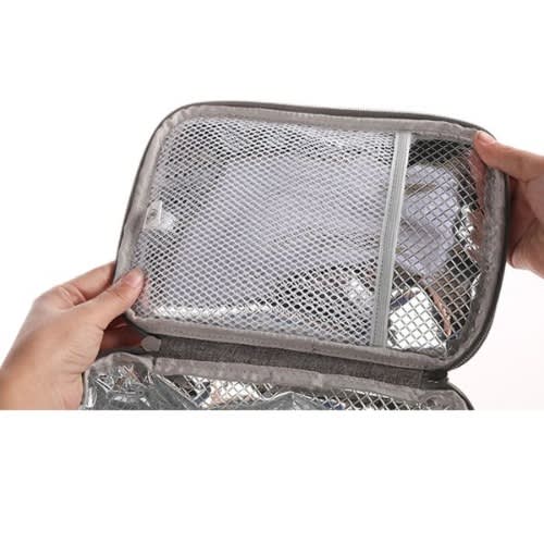 Insulated Lunch Bag - Blue Mix