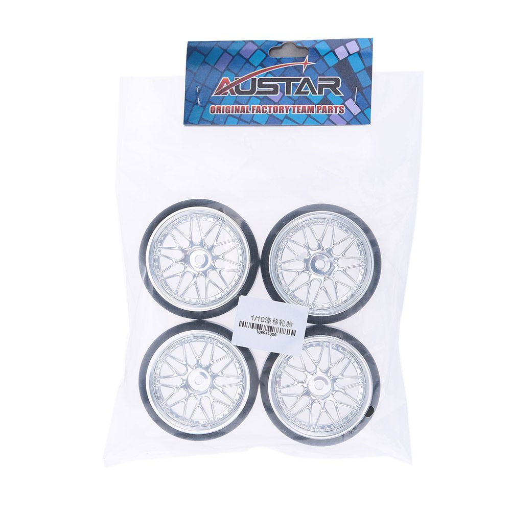 4Pcs/Set 1/10 Drift Car Tires Hard Tyre For Traxxas HSP