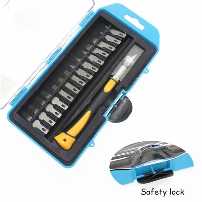 1 Knives With 14 Bl-ade Replacement Surgical Scalpel Paper Cut