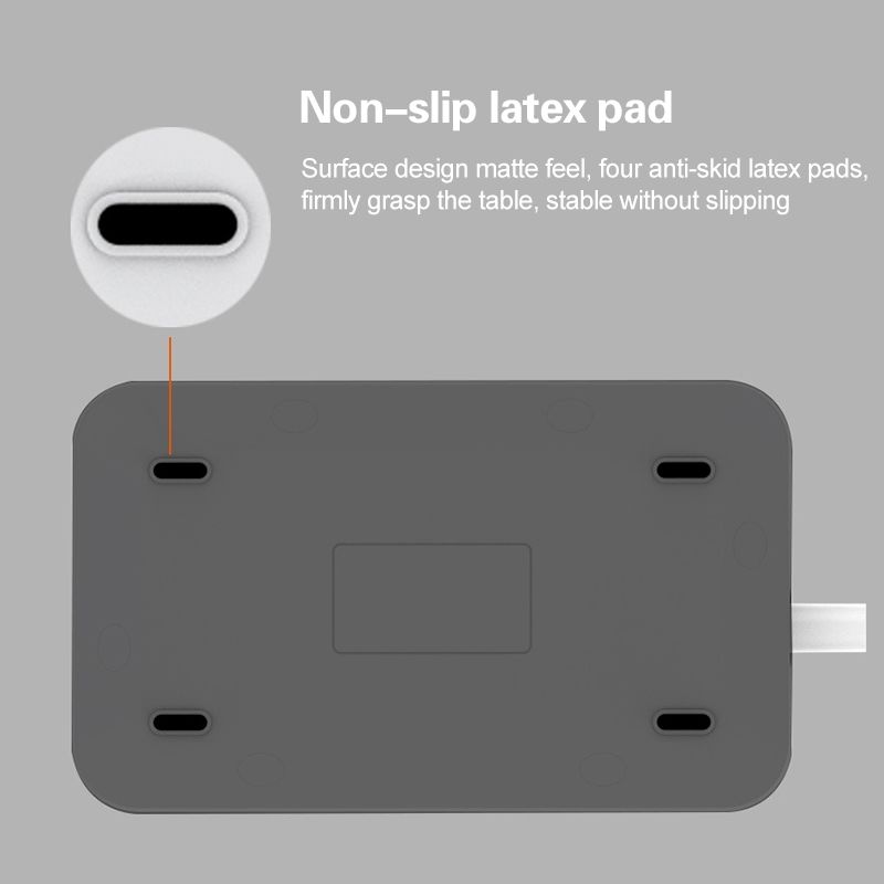 LDNIO 6 X USB Ports Multi-function Socket, Cable Length: 2m, EU Plug
