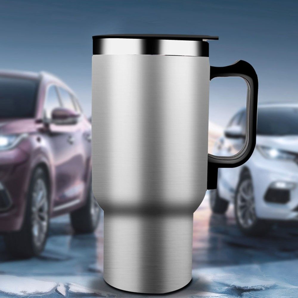 Car Thermos Cup 12.0V Electric Kettle Heating Cup Stainless