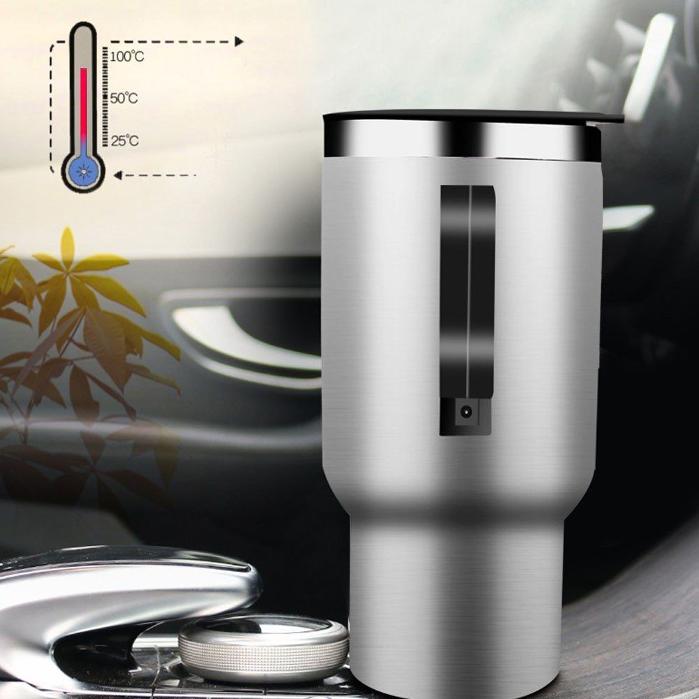 Car Thermos Cup 12.0V Electric Kettle Heating Cup Stainless