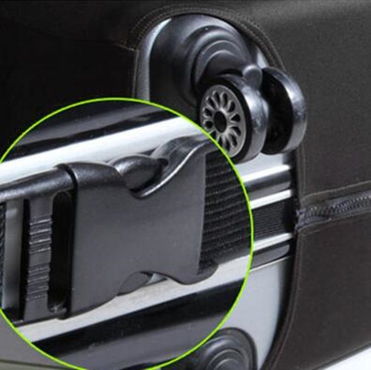 Dust Cover Travel Luggage Cover Suitcase Dustproof Scratch-proof Protection Elastic Sleeve L Size 26 To 28 Inch