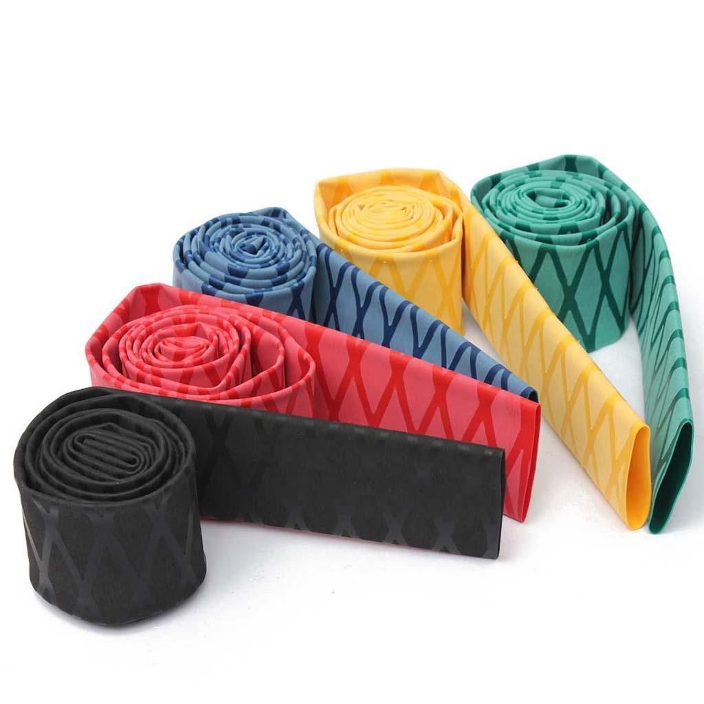 Silicone Rubber Heat Shrink Wrap Tube Non Slip  Rod 35mm Black