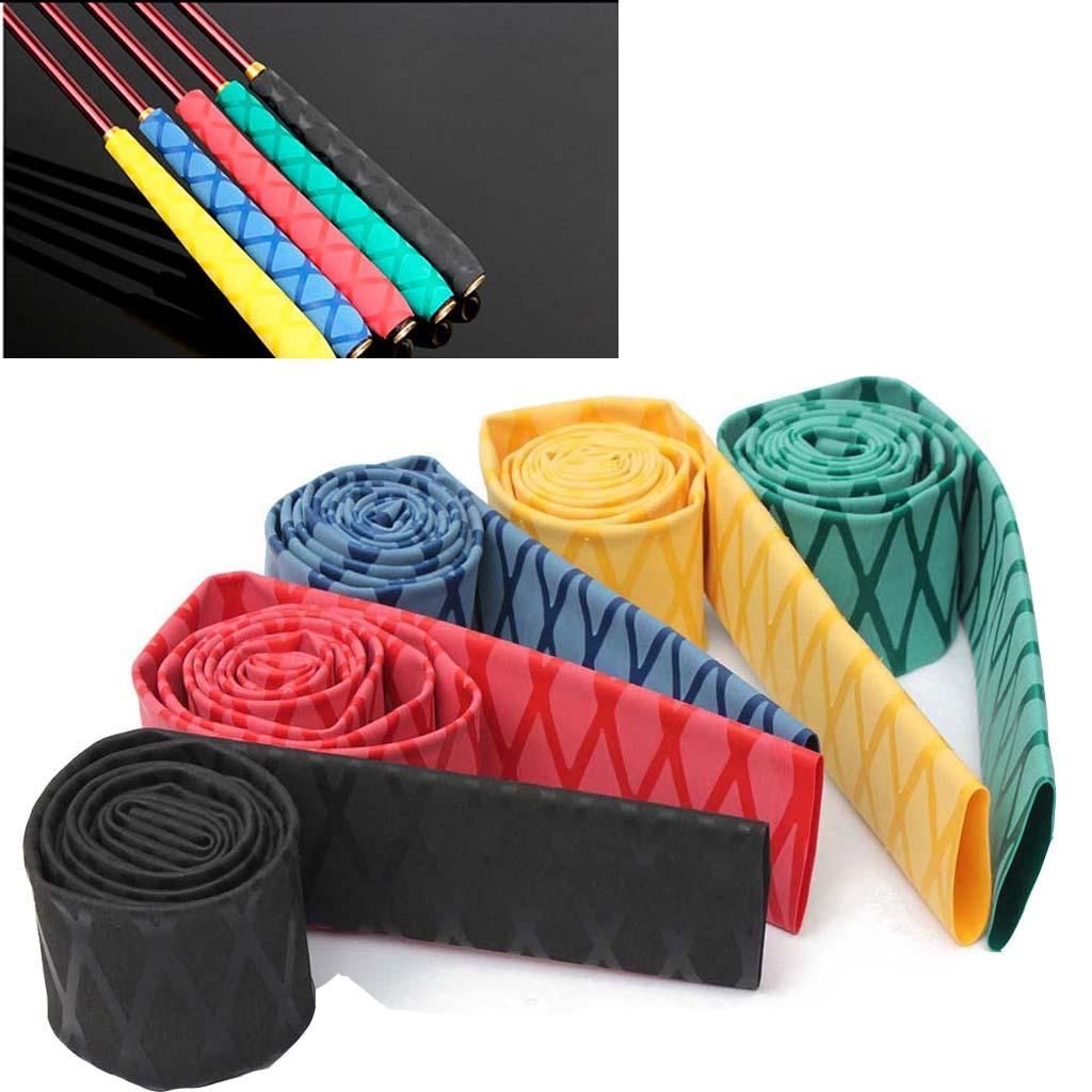 Silicone Rubber Heat Shrink Wrap Tube Non Slip  Rod 35mm Black