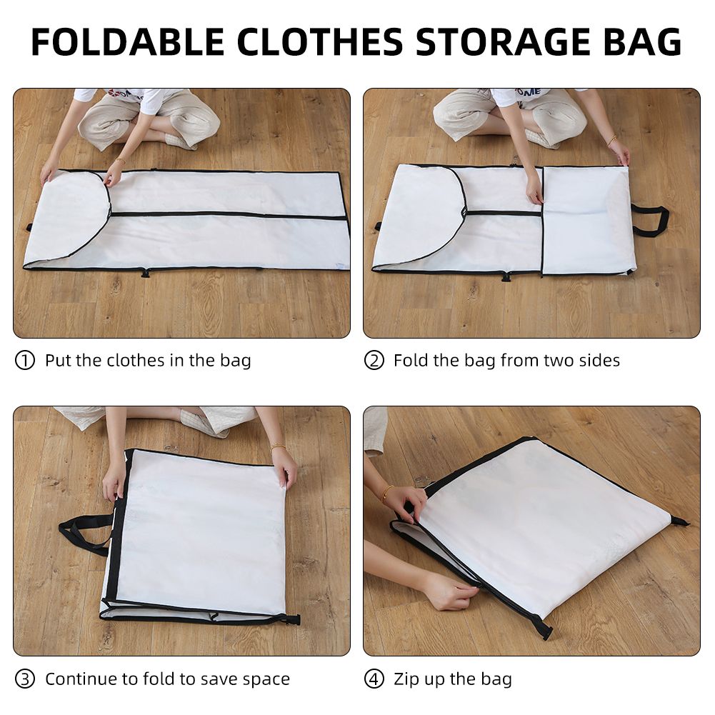 4 PCS Wedding Gown Cover Dress Garment Clothes Storage Bag