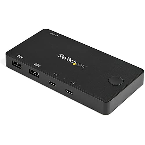 StarTechcom 2 Port USB C KVM Switch  4K 60Hz HDMI  Compact D