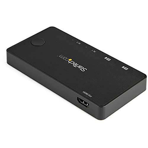 StarTechcom 2 Port USB C KVM Switch  4K 60Hz HDMI  Compact D
