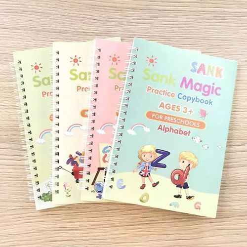 Magic Practice Tracing Book, Stencils, Handwriting, Alphabets