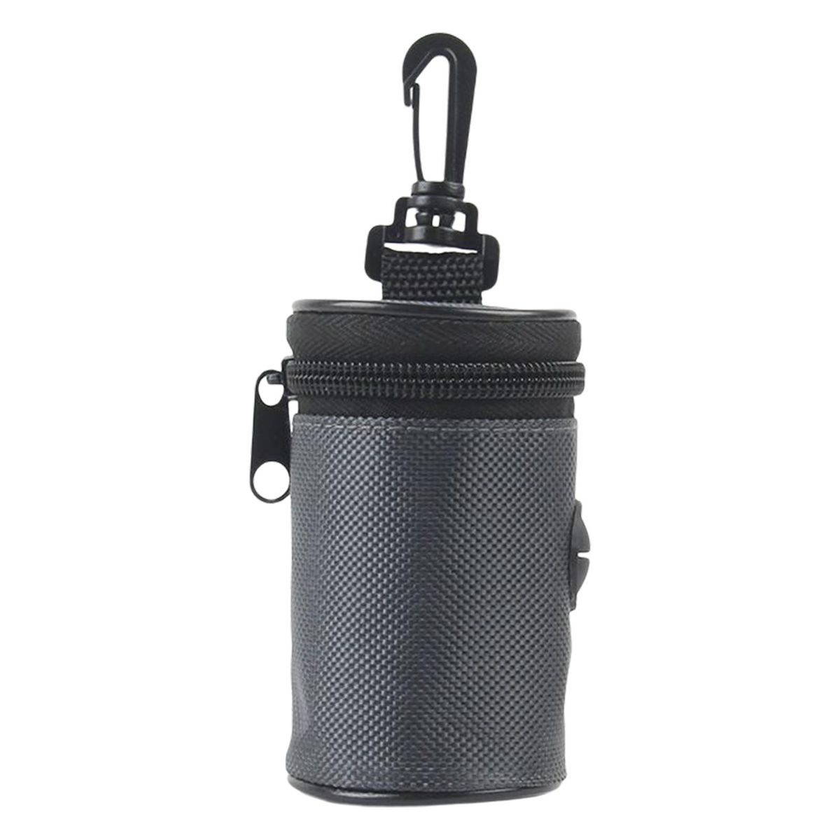 Dog  Bag Holder Dispenser Carrier Case Zipped Pouch Grey