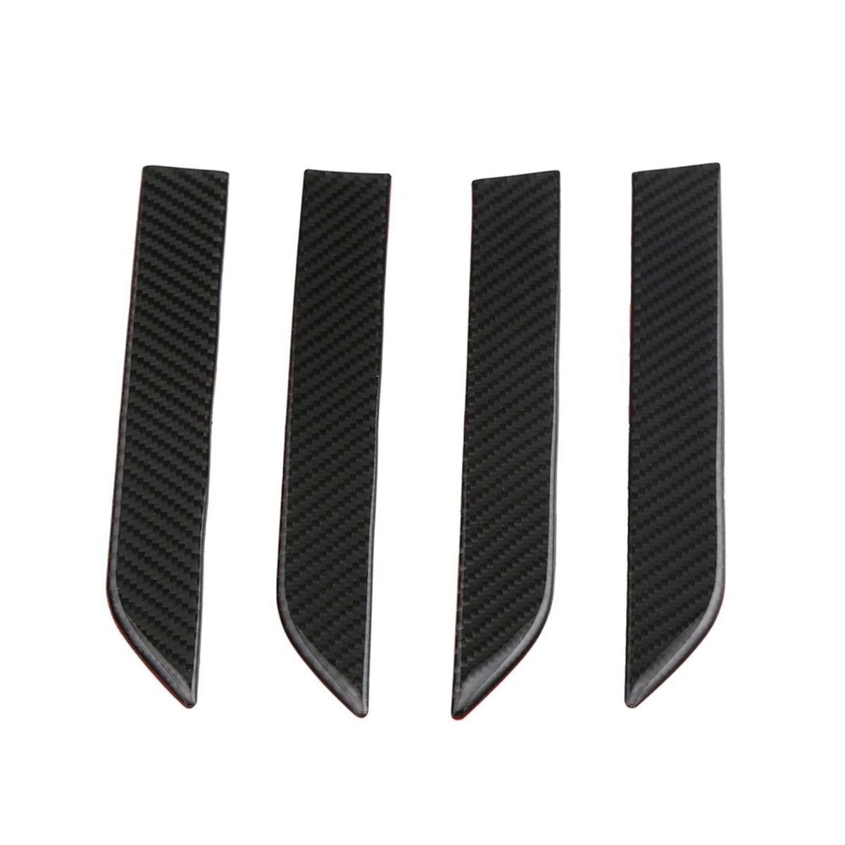 Door Handle Cover 3D Real Carbon Fiber Protector Sticker Fitment for Tesla model x 2016-2018