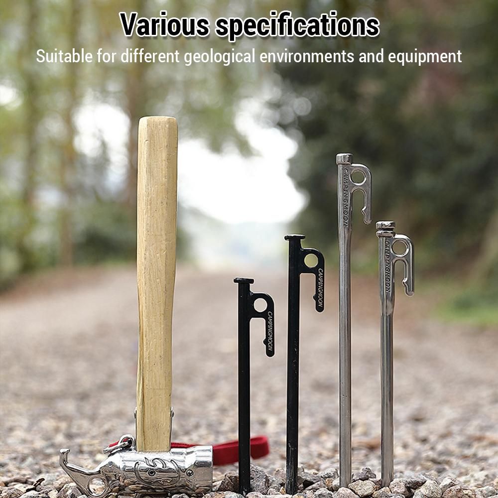 Anti-Rust Tent Nail Fixed Pole Canopy Nail Camping Nail Camping Nail High Carbon Steel Electrophoresis