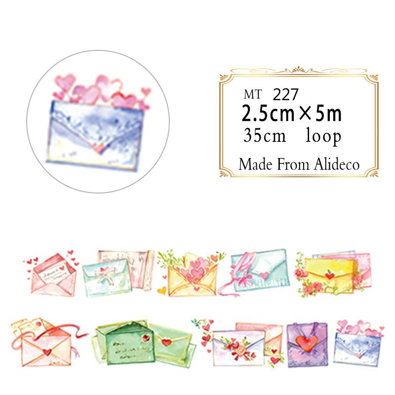 10 Pcs Washi Tapes DIY Japanese Paper Cartoon Teenage Life