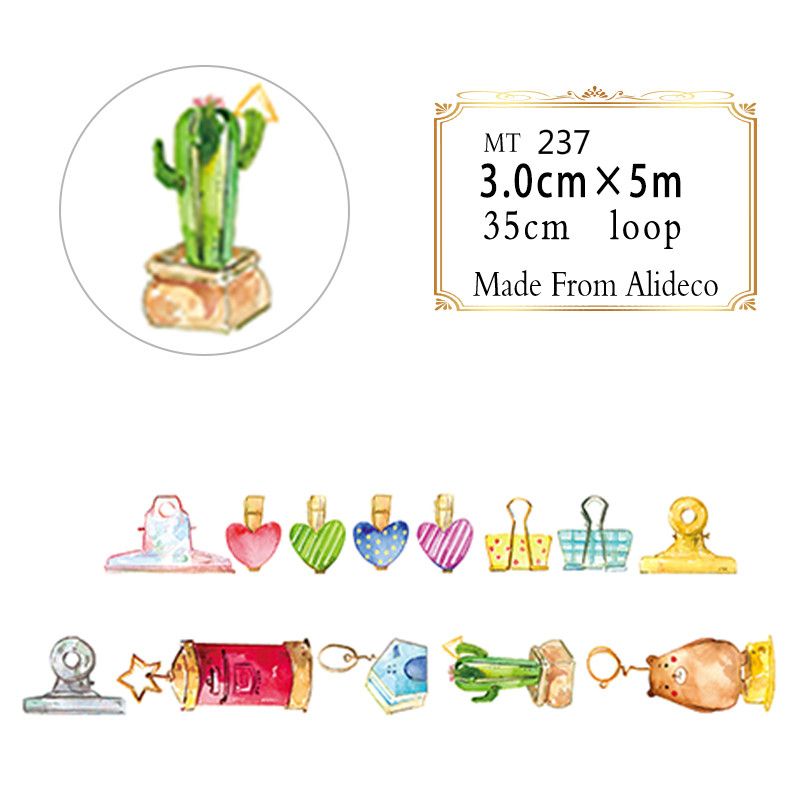 10 Pcs Washi Tapes DIY Japanese Paper Cartoon Teenage Life