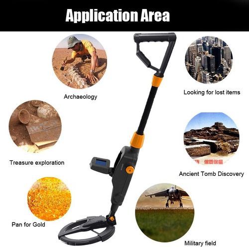 MD-1008A Metal Detector Beach Search Machine Underground Gold Digger LCD Diaplay