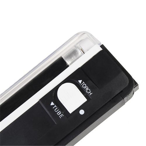 DANIU 2 In 1 UV Black Light Torch Portable Fakee Money Cash Detector
