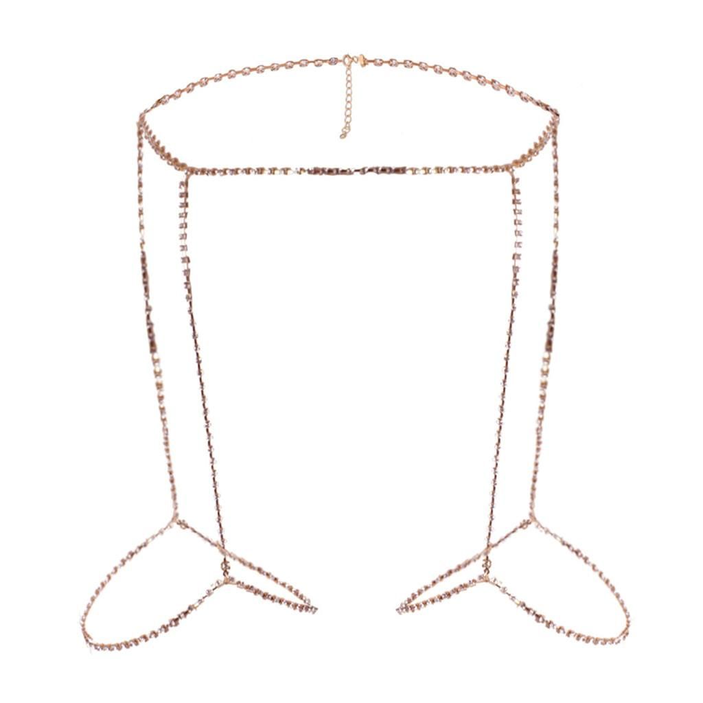Shiny Women Crystal Rhinestone Leg Thigh Chain