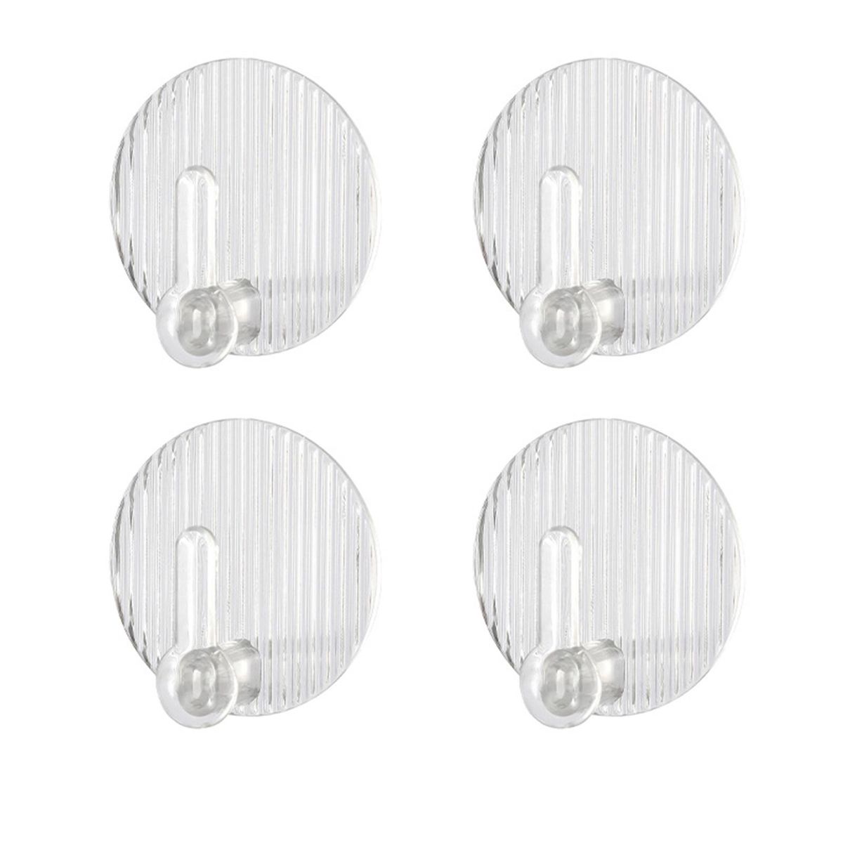 Wall Hooks for Wet Environments Multi-purpose Adhesive Wall Hooks Clear