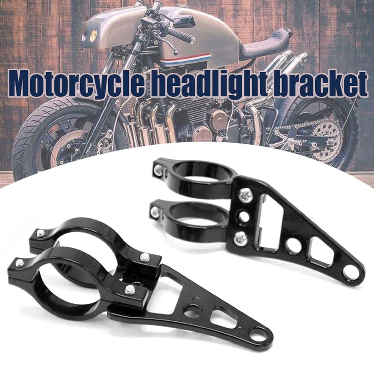 2pcs Motorcycle Headlight Mounts, Headlight Mount Bracket