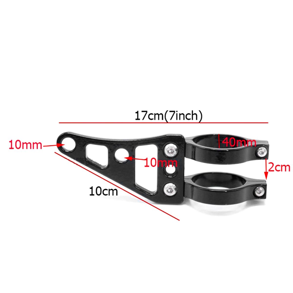 2pcs Motorcycle Headlight Mounts, Headlight Mount Bracket