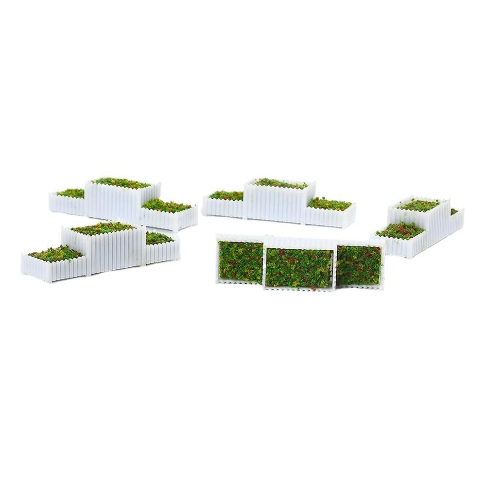 5Pcs DIY Sand Table Template Layout Material Road Park Flowerbed Scenery Booth Flowerbed Model