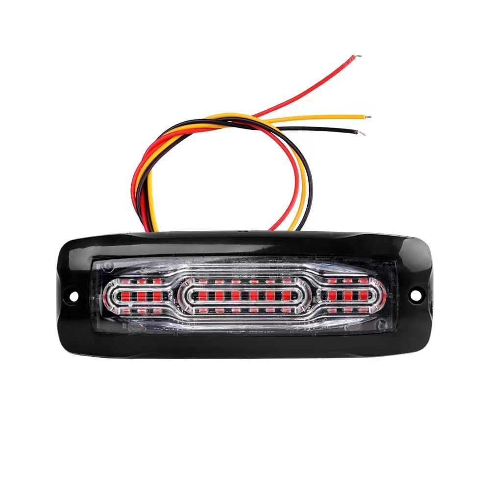 Emergency Ambulance Strobe Light 16 Modes Flashing Lighting 12W Pickup Trucks LED Side Warning
