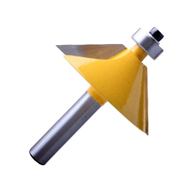 8mm Shank 45 Degree Chamfer Bevel Edging Router Bit Top Beading